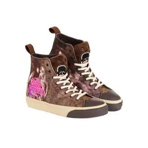 Adult The Dark Crystal Fizzgig and Skeksis High Top Shoes