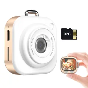 W&O Mini Y2K Digital Camera  HD Lens 32GB SD Card Pocket-Size Retro Vlog Camera for Travel Kids Instant Party Holiday Trend Gift Toy Present Compact