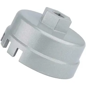 Oil Filter Wrench, Fits for Toyota, Lexus, Scion 1.8L 4 Cylinder, 64mm 14 Flute 6 Slot Oil Filter Wrench Cap Housing Removal Tool, 903-QP-001