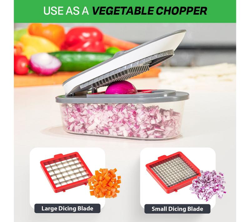 Chopzilla Multi-Function Food Chopper - 4 Interchangeable Cuts