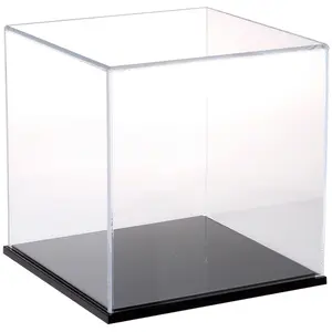 Plymor Clear Acrylic Display Case, 10" x 10" x 10"