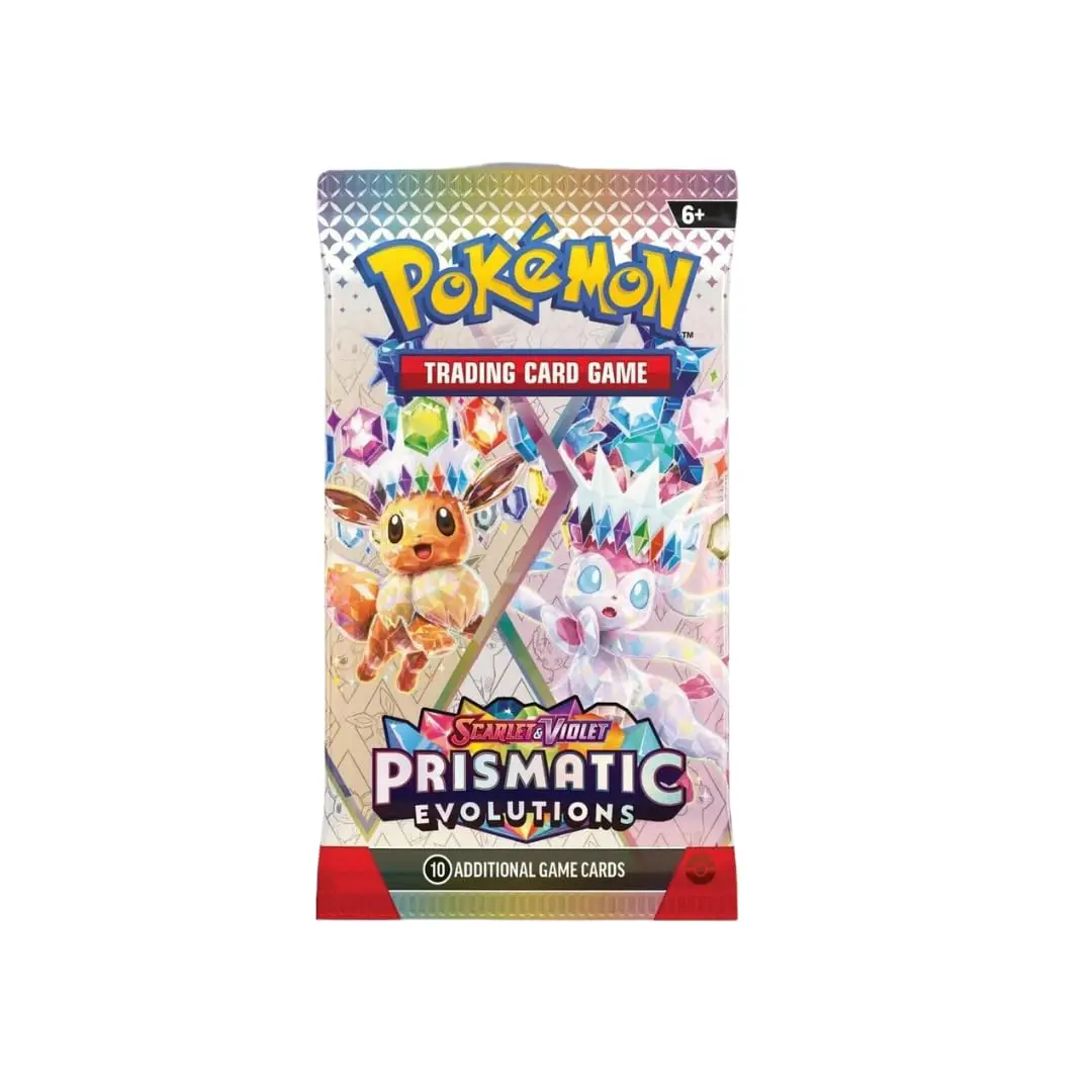 Pokemon TCG: Scarlet & Violet Prismatic Evolutions Booster Pack (Random Art) - 10 Cards - TikTok Shop Pokemon TCG: Scarlet & Violet Prismatic Evolutions Booster Pack (Random Art) - 10 Cards - TikTok Shop