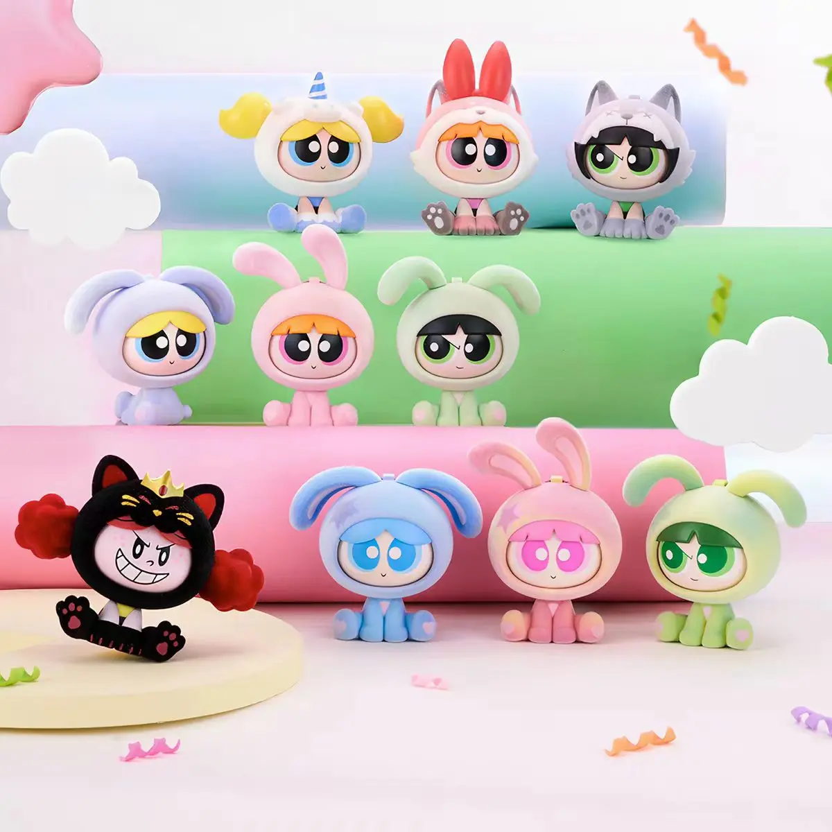 Kayou Offical The Powerpuff Girls Claw Attack Magic Spinner Blind Box