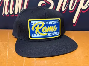 Custom Raza Rams Plaque Hat - OSPS Rams Plaque Style