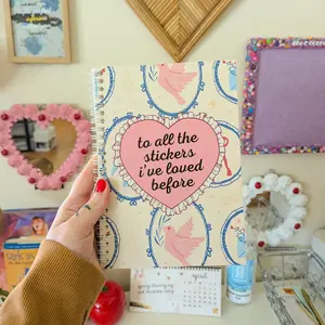 to all the stickers i've loved before sticker book