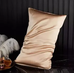 Set of Two Pillowcases Made from 100% Mulberry Silk, Designed to Be Gentle on Hair And Skin. They Are Hypoallergenic, Soft, Breathable, And Feature a Reversible Design with a Concealed Zipper.