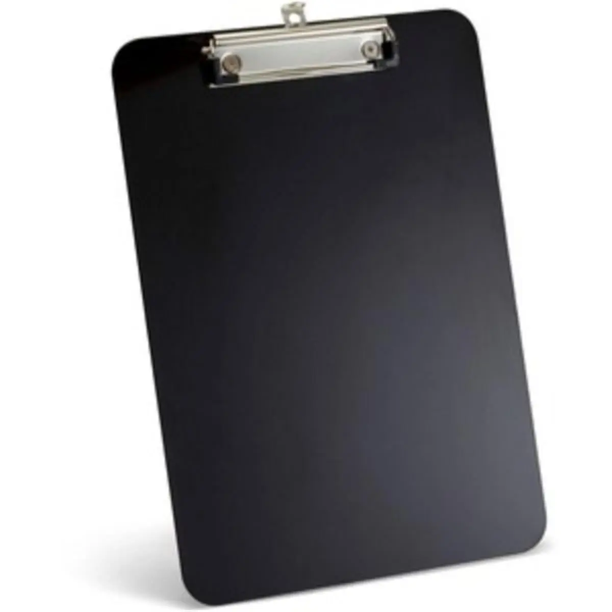 Officemate Recyclable Plastic Magnetic Clipboard - Black, Keyhole Design, A4/Letter Size, Office Accessories for Enhanced Workplace Convenience and Office Filing Supplies Functionality