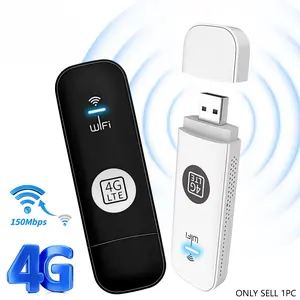 Portable 4G Mobile WiFi Hotspot, Mobile Hotspot with Cat4 Chip, Connect Up to 10 Devices, Works in 100+ Countries, Easy Setup for Travel & Outdoor Use