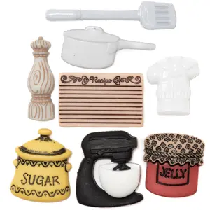 In the Kitchen Baking Cooking Themed Buttons In the Kitchen Baking Cooking Themed Buttons