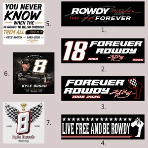 Kyle Busch Car Magnet, Kyle Busch memori car Magnet, Car Magnet, Racing Car Magnet, Tribute Car Magnet, fan Gift