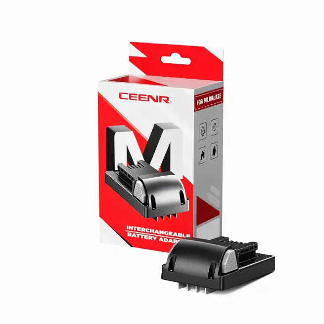 CEENR 18V Battery Adapter for Milwaukee M18 Power Tools - Simple Fit Tool Accessory with Innovative Interchangeable Interface, Easy-to-Use Converter