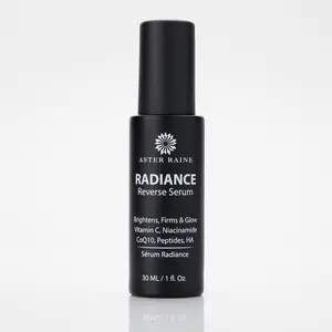Radiance Face Serum With CoQ10, Vitamin C, Peptides and Niacinamide For Even Skin Tone | Aster Raine Skincare Brightening