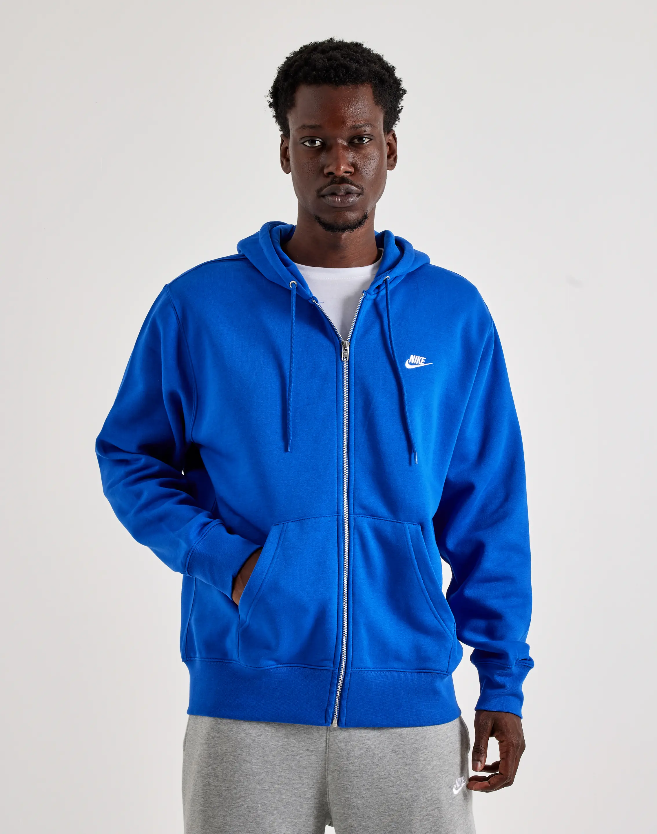 Mens Nike Club Fleece Full-Zip Hoodie