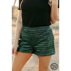 Shimmy Up Turquoise Shorts