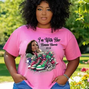 Hop Excusive Kaala Harris 2024 Election - Tshirts, Chucks And Pearls Tshirt Cotton Fit