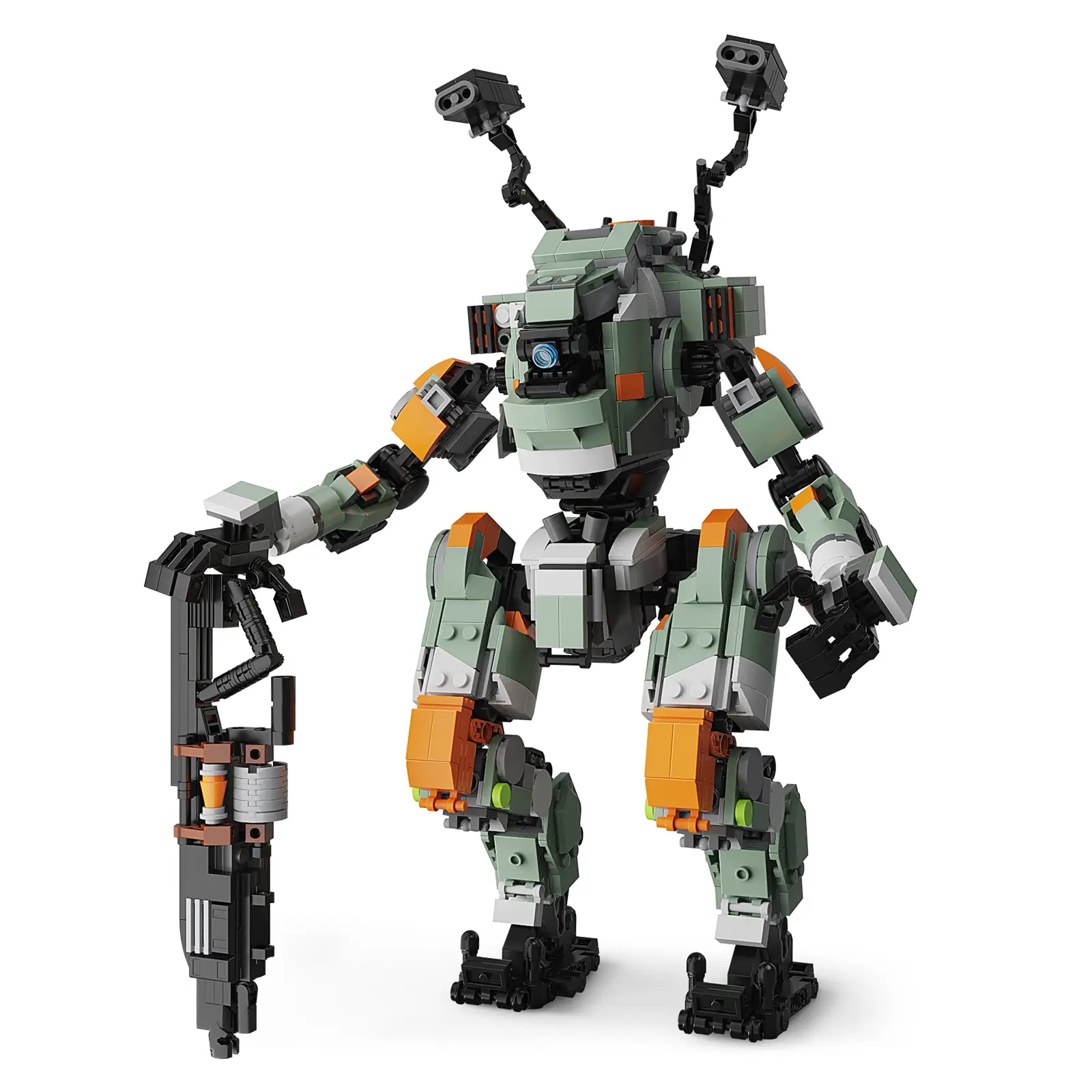 (1057 pcs) BT Vanguard-class Robot Building Model Kit, BT Action Figure Ideal Christmas & Halloween Gifts & Collection for Kids & Fans for Black Frida