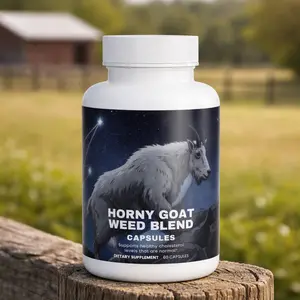 Horny Goat Weed Blend Capsules - 60 Capsules with Maca Root, Mucuna, L-Arginine & Tongkat Ali for Sexual Health & Stamina Support