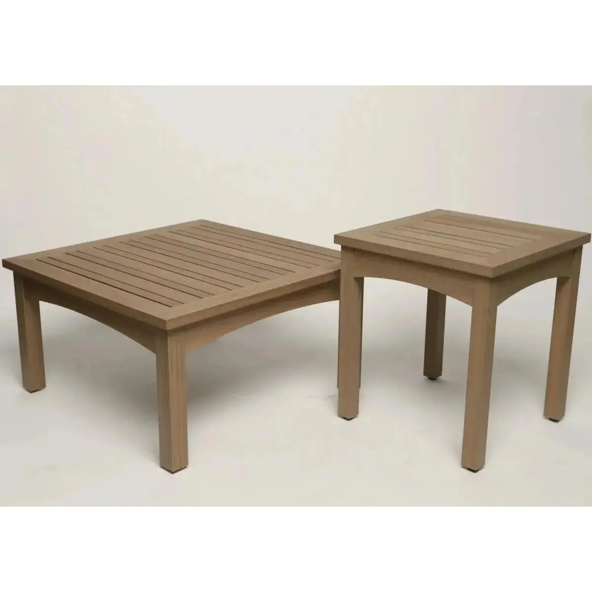 Local Special, Klaussner Delray Square Cocktail Table and End Table in Dune, SOLD AS-IS, No warranty