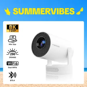 [US warehouse] Magcubic HY300Pro+ 290ANSI Projector Android 14 BT5.4 WIFI6 8K 4K Decode Native 1280*720P 0.8:1 Throw Ratio Built-in Speaker & Appstore Allwinner H726 Home Cinema Mini Smart Portable Upgraded HY300Pro Summervibes