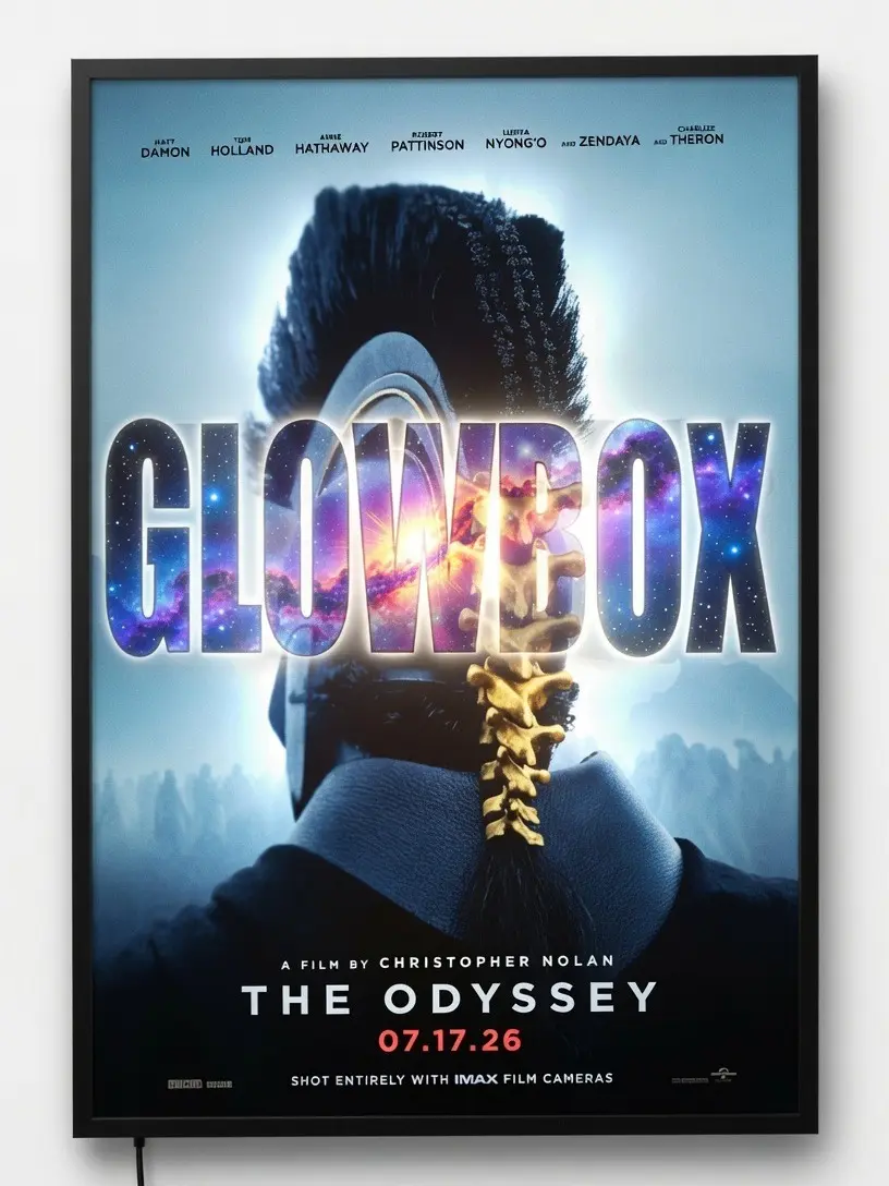 Glowbox LED Light Box Poster Frame - Made in USA