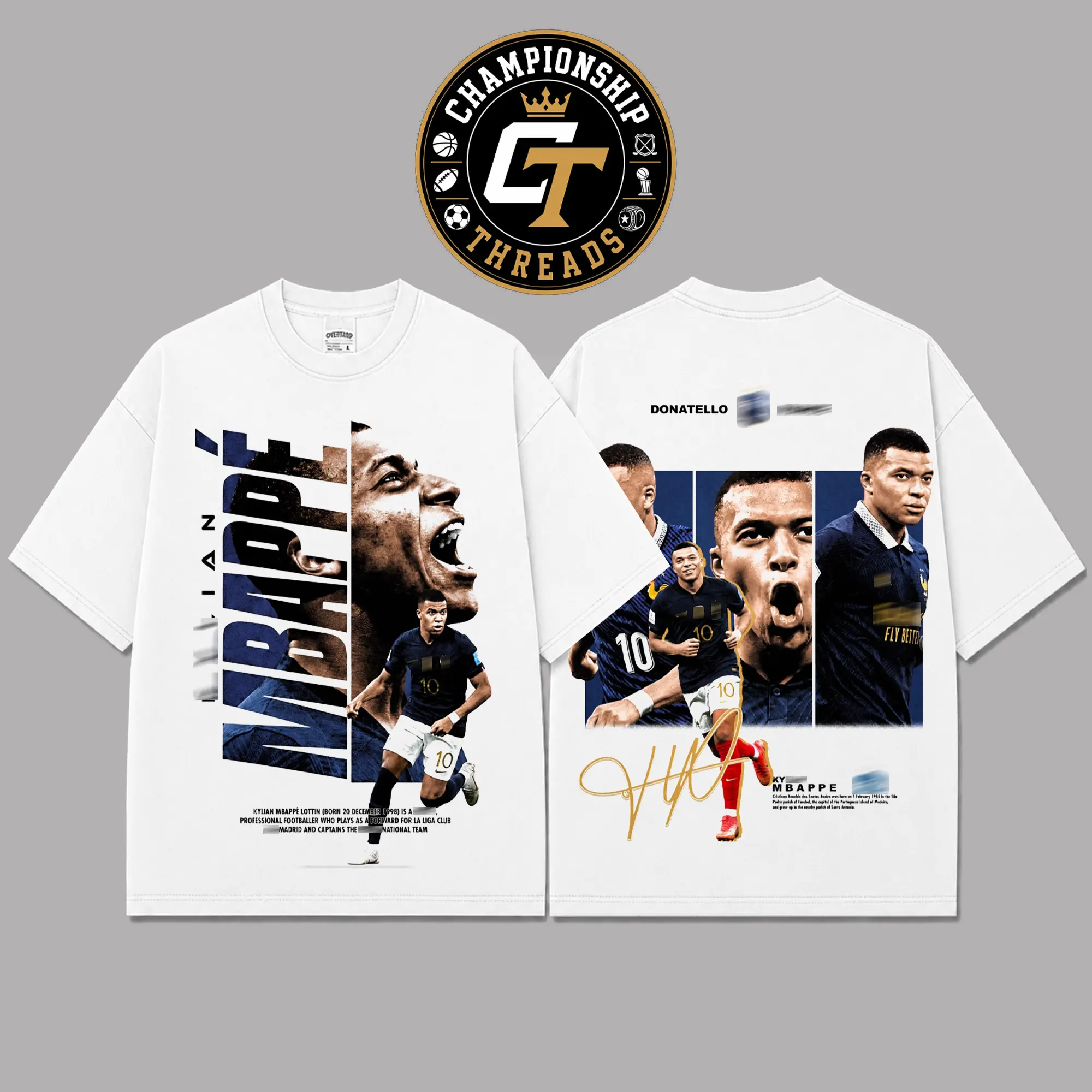 Kylian Mbappé Graphic T-Shirt, Soccer Legend Vintage Tee, Premium Cotton Football Fan Shirt, Unisex Sports Graphic Tee, World Star Apparel, Retro Soccer Gift for Men Women