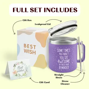 Mothers Day Gifts for Mom from Daughter Son Kids, Best Birthday Graduation Retirement Gift Ideas for Mom Woman Nurse Teacher Boss, Inspirational Unique Anniversary Presents for Mama Wife Stepmother Women Her from Husband Funny , 14oz Purple Coffee Mug