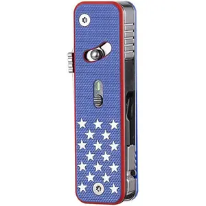 Flex Companion Tool Modular Design and Adjustable Pocket Tool, Pre-Installed with 8 Essential Tools (1/4" Bit Driver, D2 Blade, Screwdriver, Taper Saw, Scissors, etc. )(US Version)