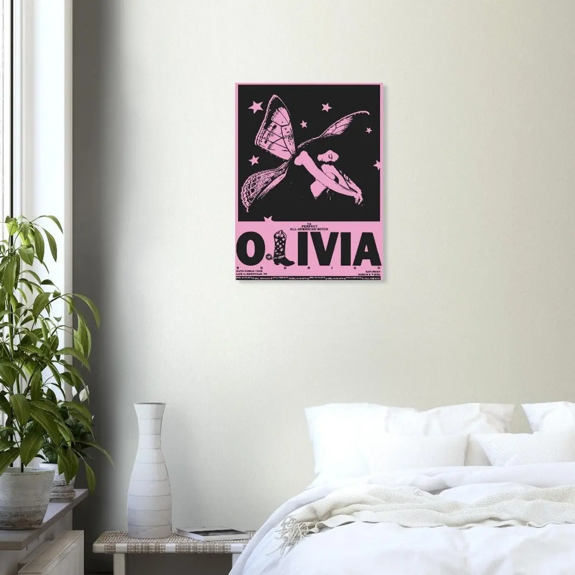 Poster GUTS TOUR custom date and city  Olivia Rod, vampire, sour, world tour, drivers license, Olivia merch