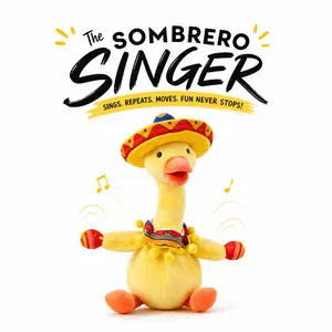 Talking duck Toy, Repeats Voice,Singing Plush Toy, Funny Kids Gift Toy teddy bear outdoorfun