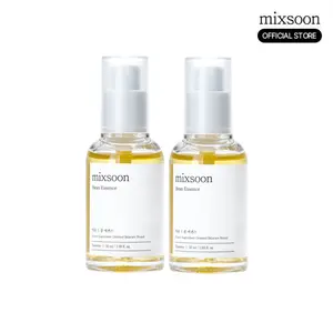 [mixsoon] Bean Essence Duo (50ml x 2) – Gentle Exfoliating Korean Skin Care Essence for Hydrating, Smoother Texture and a Dewy, Glass-Skin