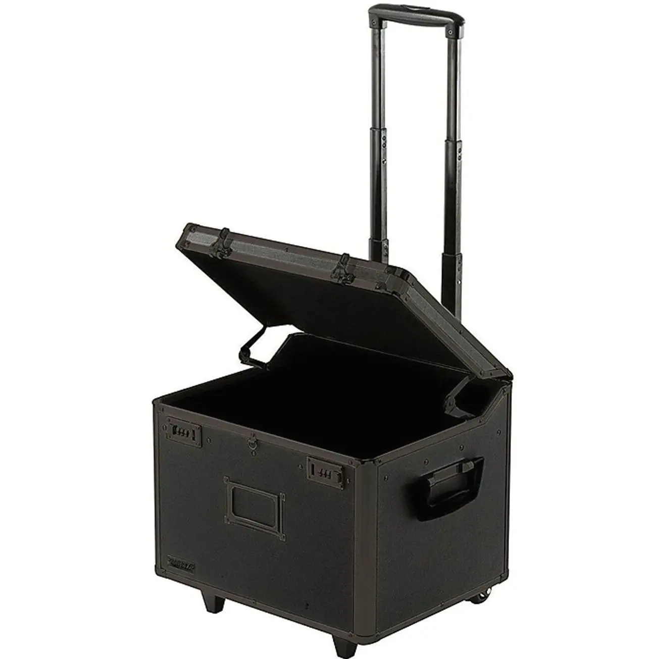 Locking Lid Mobile File Chest by Vaultz, Letter-Legal Size Mobile Storage, Black (IDEVZ00307)