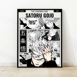 Satoru Gojo Anime Poster "The Honored One" Jujutsu Kaisen Wall Art