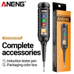 For Aneng B15 DC Voltage Tester Pen,Safe, Versatile Accurate Electric Tool,User-Friendly Probe Design For Electricians And Electrical Diagnostics,Black