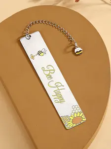 Bee Bookmark Inspirational Gifts for Women, Teacher Book Lovers, Bookish Bookworm, Reading Accessories, Book Page Markers, Birthday, Christmas, Valentine's Day