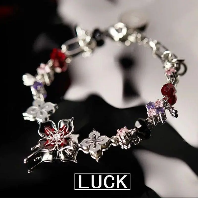 Long Night Moon Themed Bracelet Dark Niche Design Anime Game Inspired Jewelry Gift