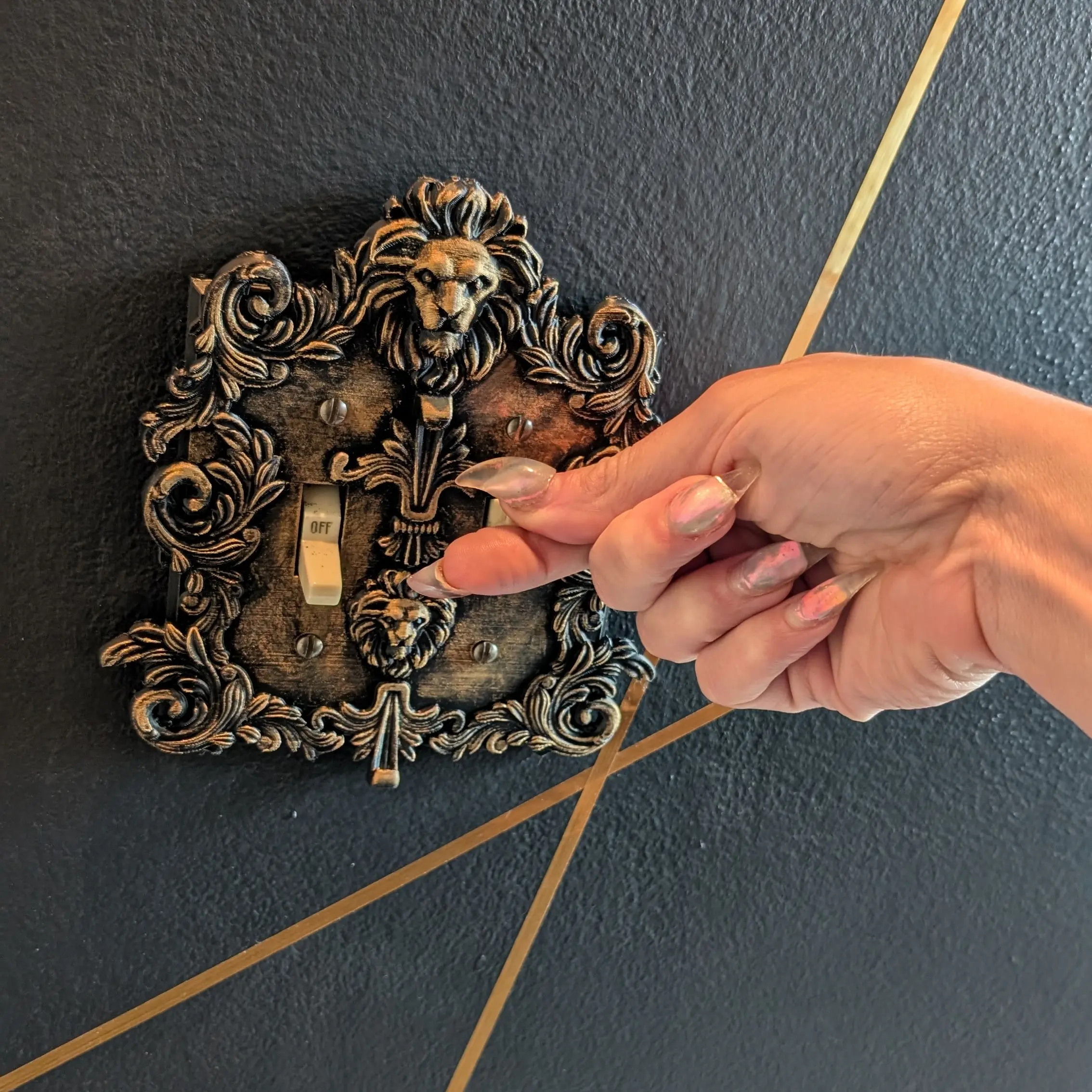 Decorative light switch plate Decorative light switch plate