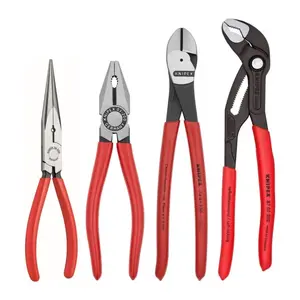 KNIPEX Tools 9K 00 80 94 US Cobra Combination Cutter and Needle Nose Pliers 4-Piece Set