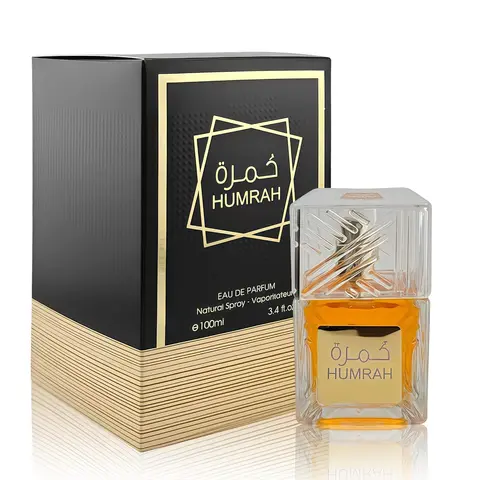 Humrah 3.4 Fl Oz Eau de Toilette Spray Noted with Bergamot,Lavandin,Orange Blossom,Amber&Vanilla Fragrance