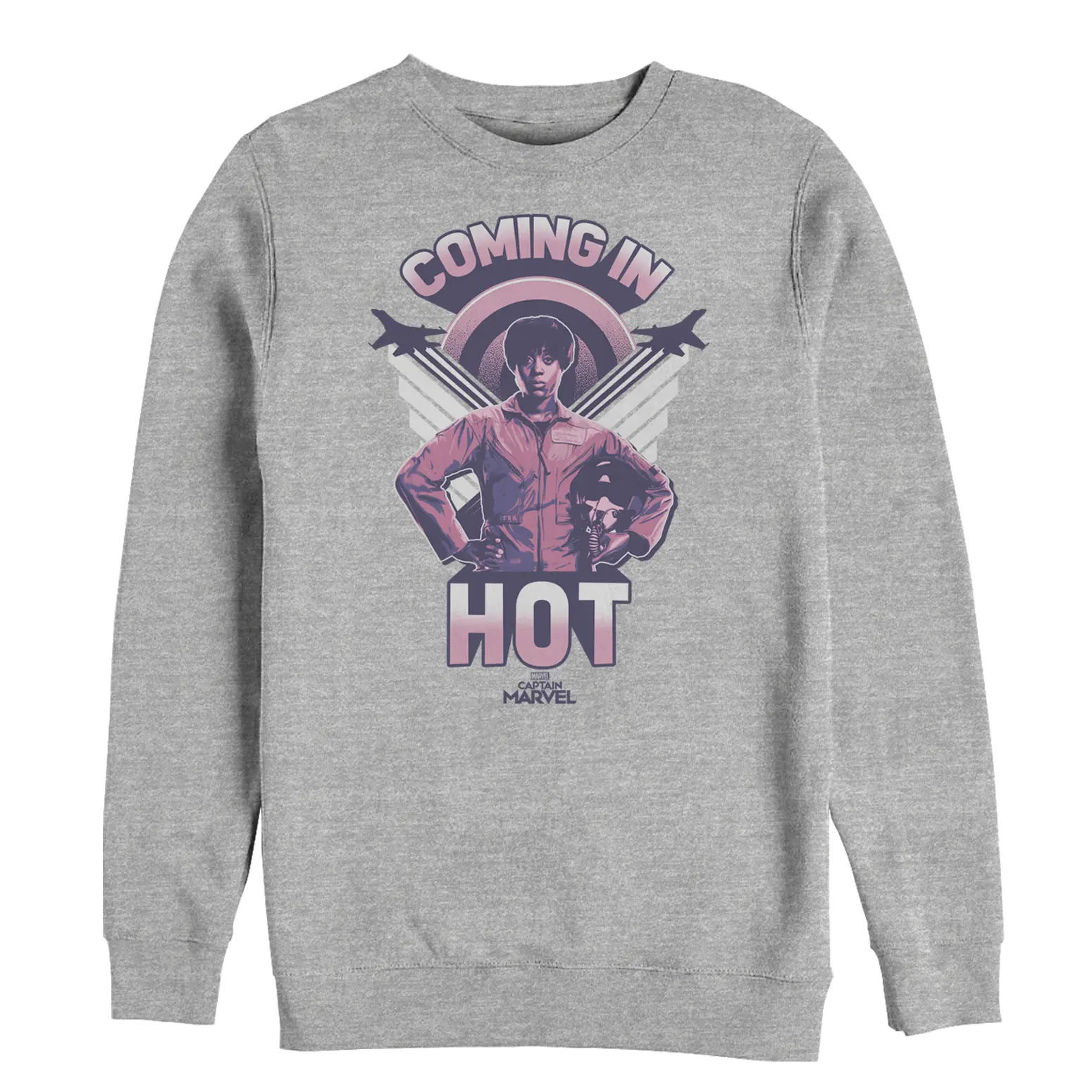 Men's Marvel Captain Marvel Maria Wings Sweatshirt