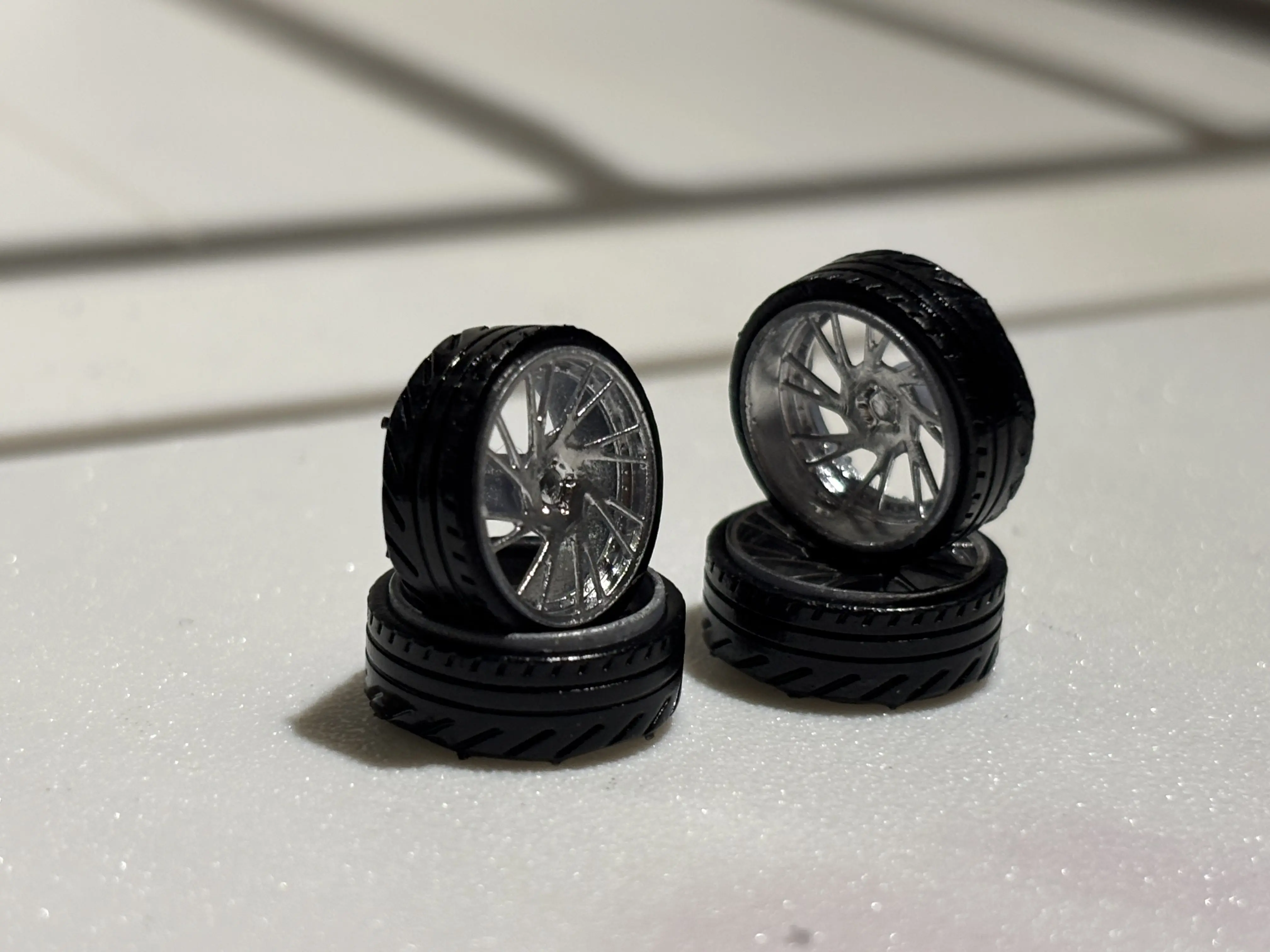 1/64 Scale 14X5MM Rims (Tec 25 Staggered)