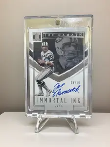 Impeccable Immortal Ink 2023 Joe Namath Autograph 4/10 Collectible Card