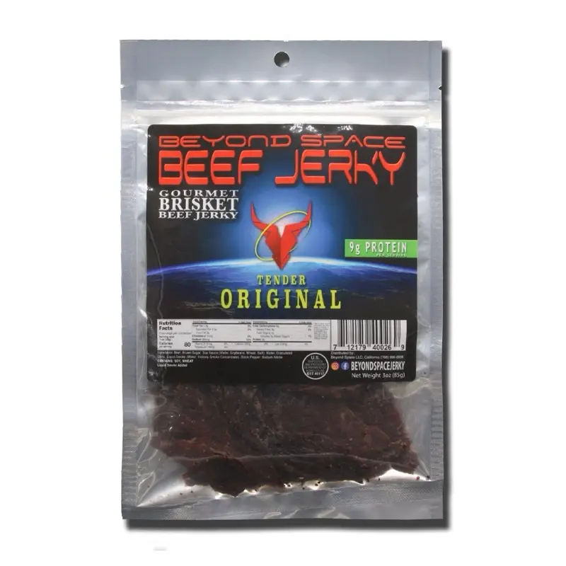 Tender Original Beef Jerky (3oz) - 27g High-Protein Snack -  Dried Meat