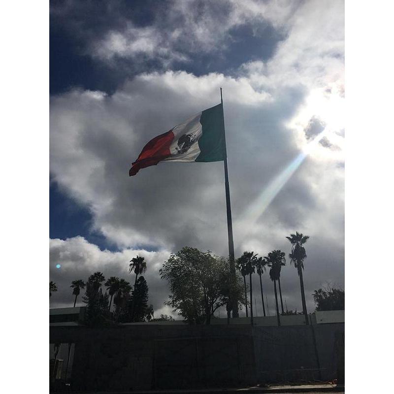 Mexico Flag 3x5 Foot- Mexican National Flags Indoor/Outdoor Quality Polyester with Vivid Color Brass Grommets Decorations