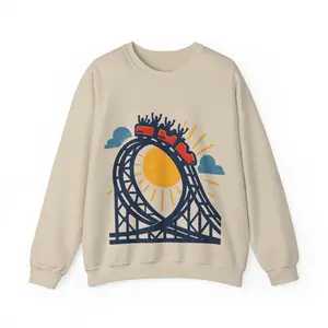 Roller coaster sweatshirt