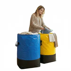 Large Foldable Moving & Travel Bag – Durable Handle, Secure Drawstring, Portable Storage for Dorm, Travel & Everyday Use