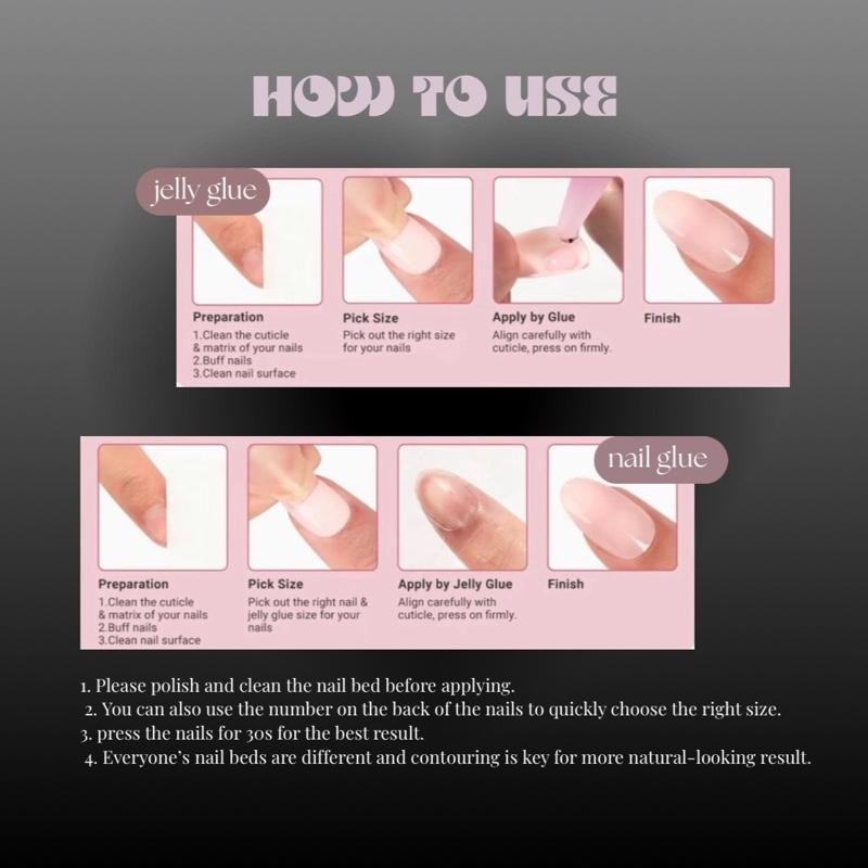 Leopard Print Frenchies Press On Nails - Pink with Black Leopard Design in Clear Storage Box