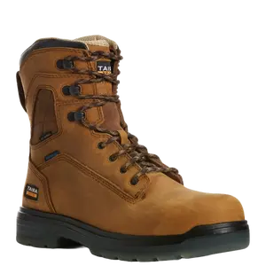 Ariat Men's Turbo 8" H2O Waterproof Composite Toe Work Boots 10027326
