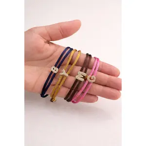 Initial Cord Bracelet
