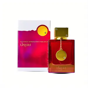 Dubai Perfume Golden Essence – Eau de Parfum – 100 ml – Amber Woody Fragrance with Saffron & Jasmine