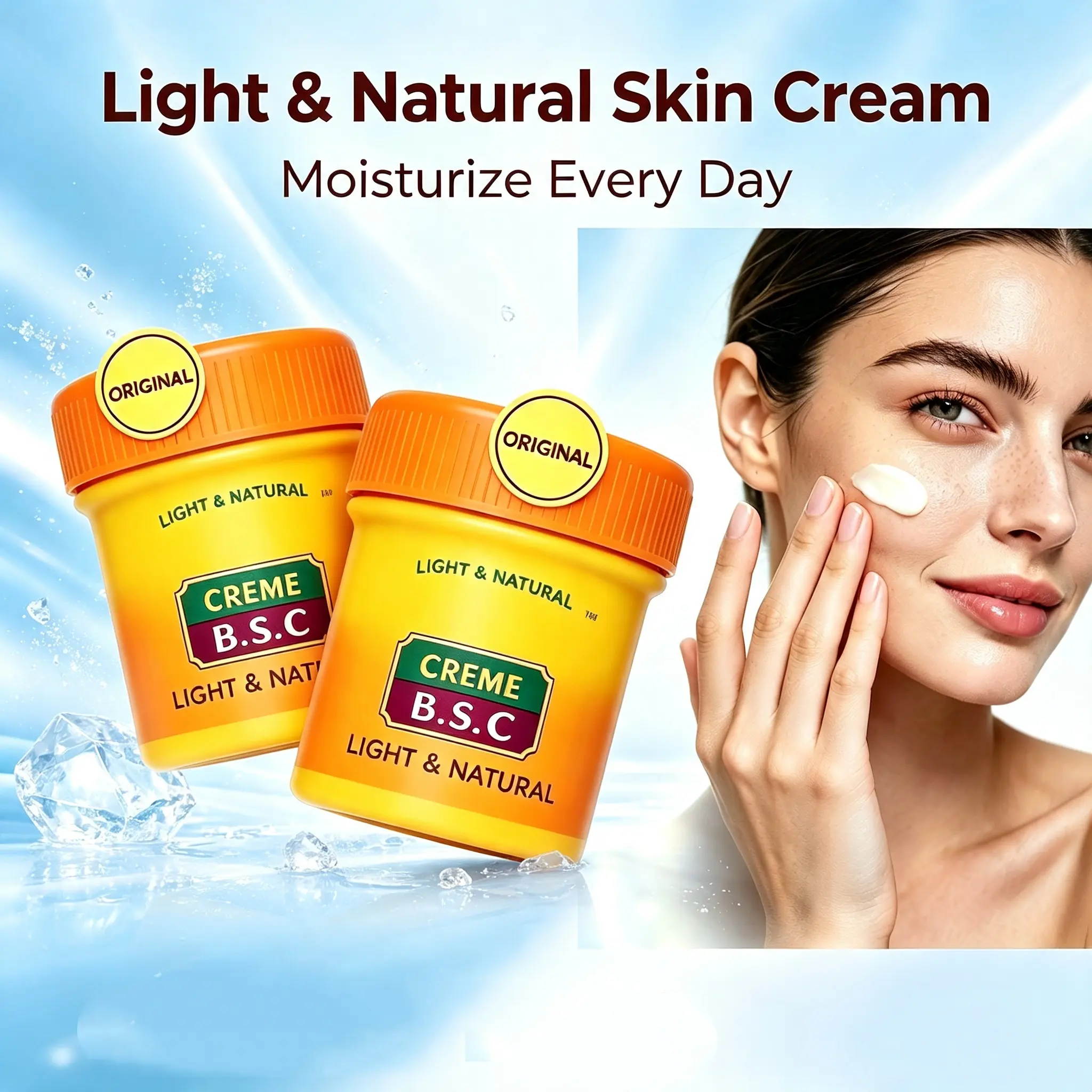 Skin Moisturizing Face Cream, Daily Skin Care Cream for Even Skin Tone, Facial Hydrating Cream For Women Daily Routine 30g